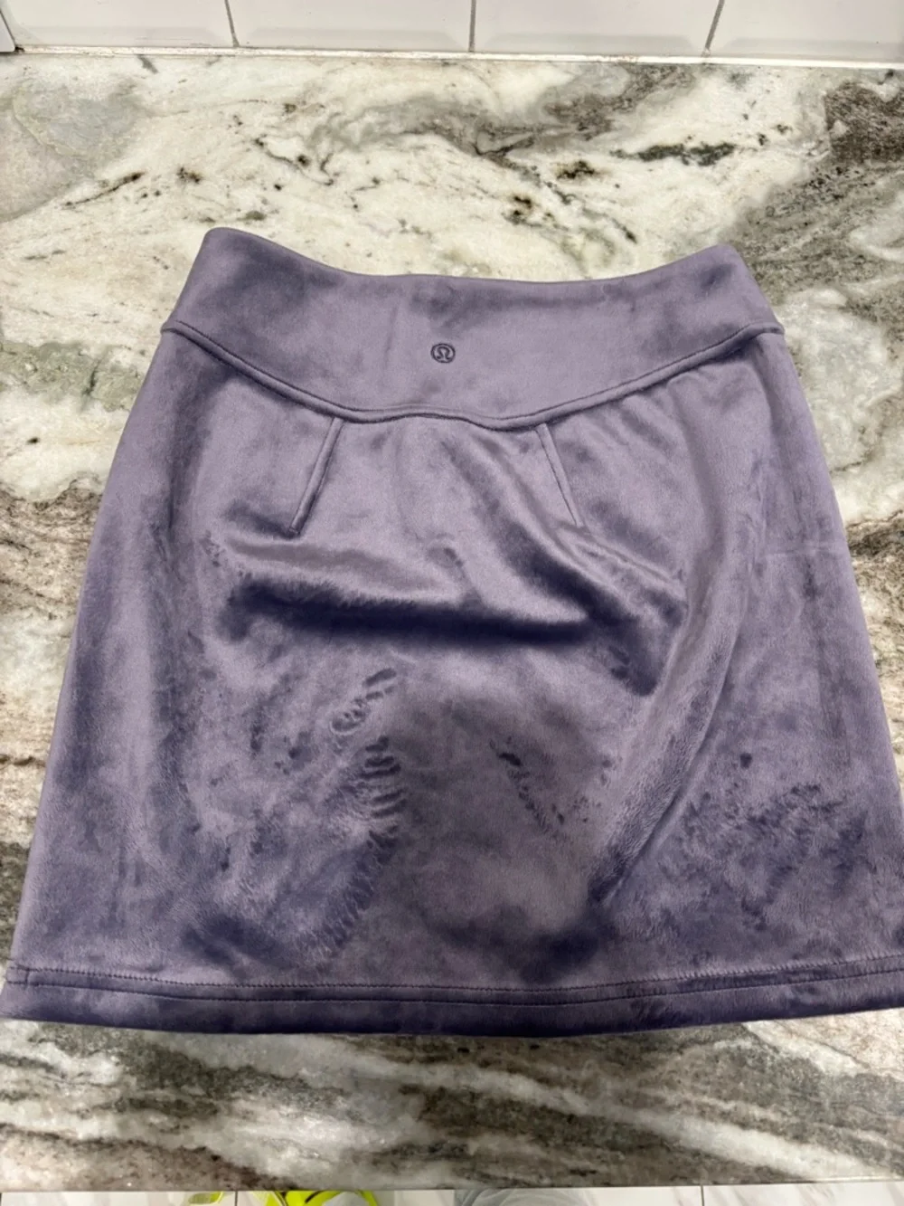Lululemon Scuba HR High Rise
Mini Skirt Sz. M Night Fall Purple
Velvet $88 - Picture 4 of 6